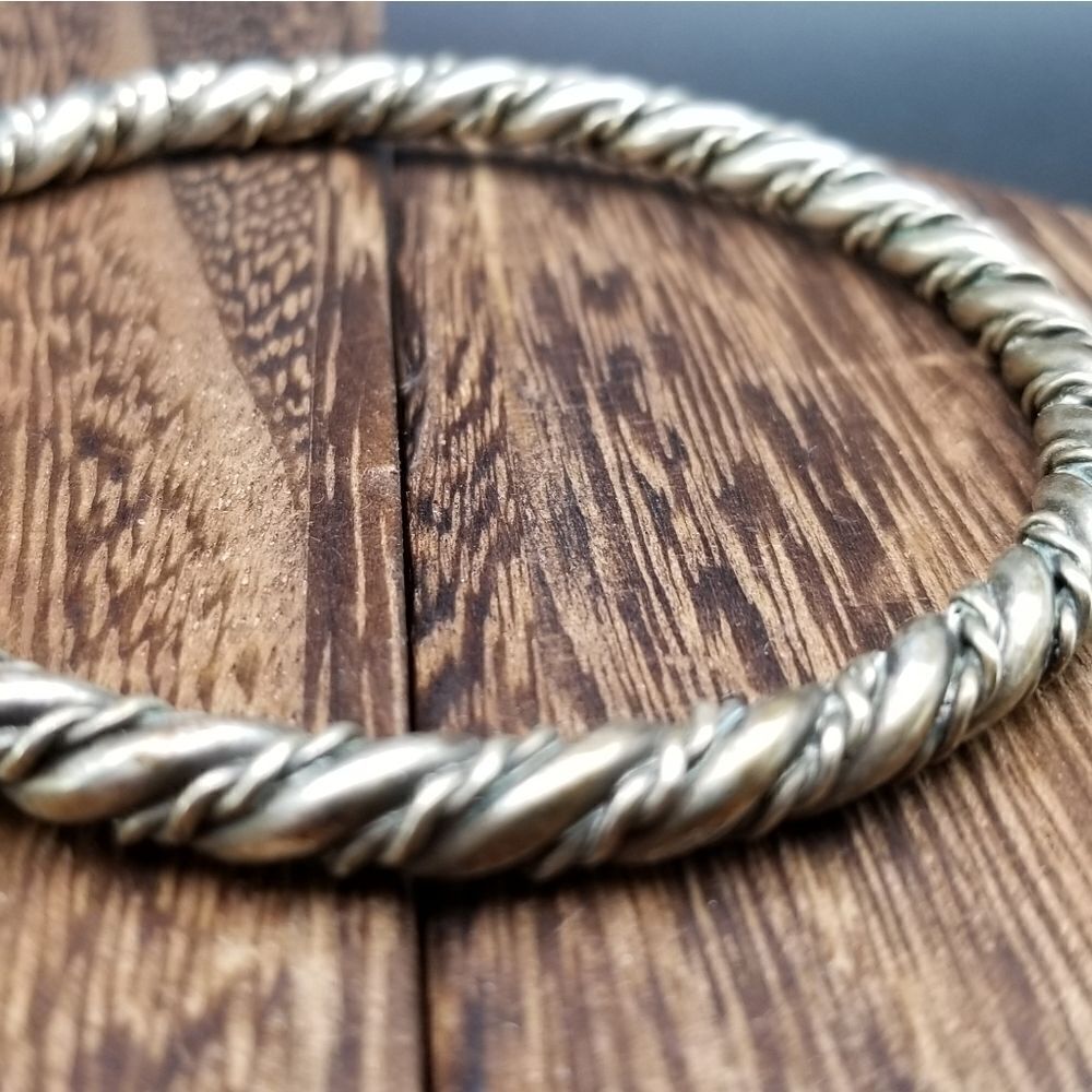 Heavy wow show stopper celtic sterling silver bracelet B832 - Picture 2 of 4